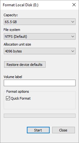 cannot lock current drive write protected