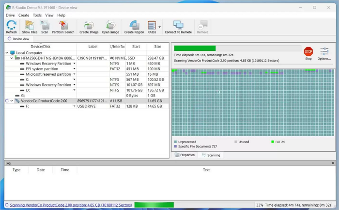 R-Studio 螢幕截圖