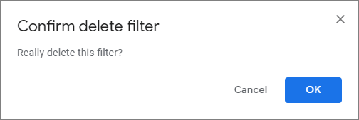 Delete Filter to restore deleted email.