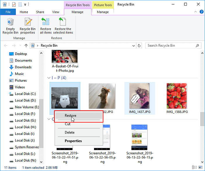 How do I recover deleted files from years ago?