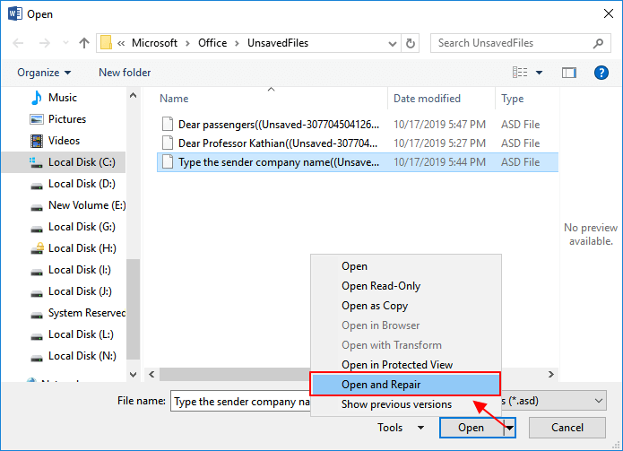 How To Recover Unsaved Word Document In Windows 10 Easily?
