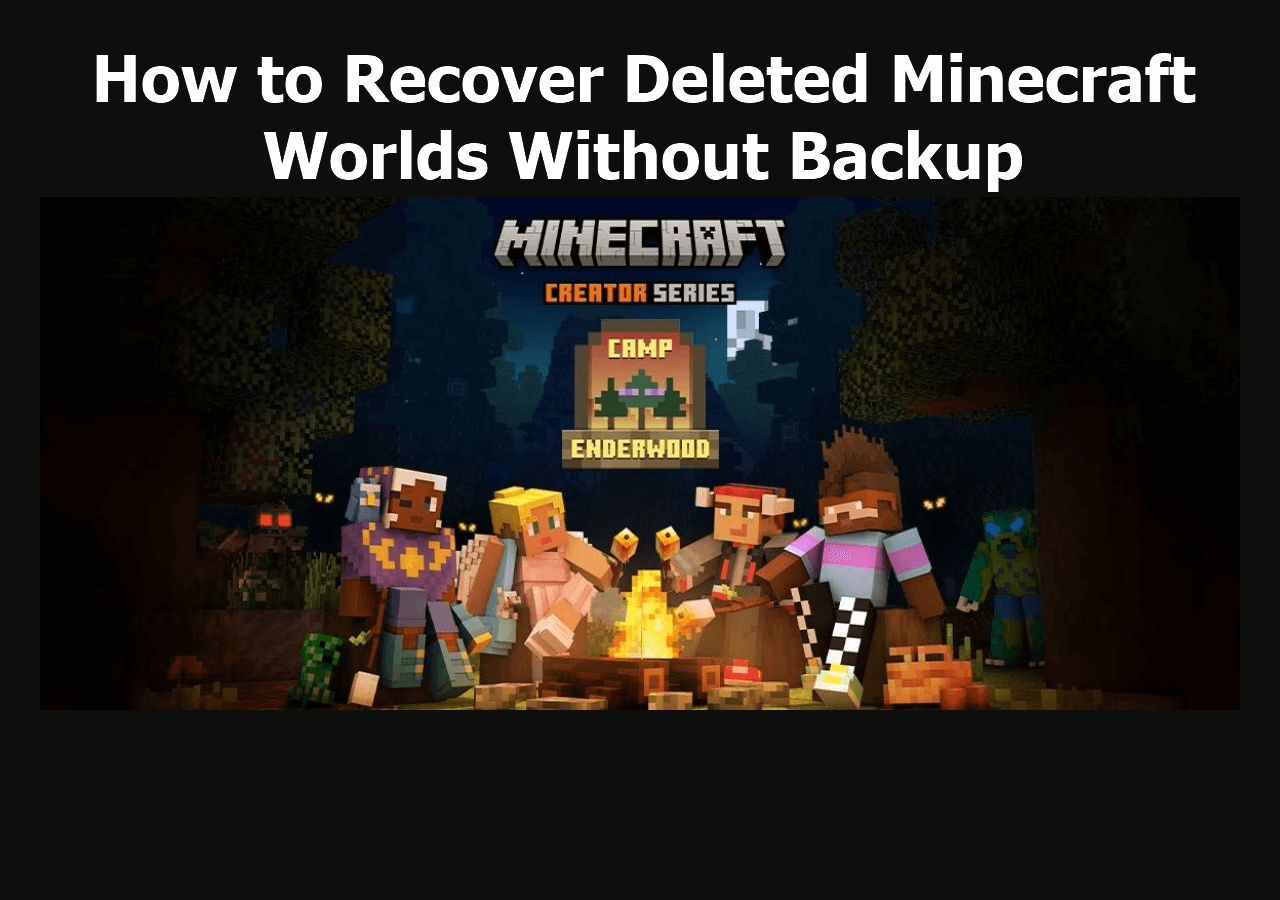 How do I recover a deleted Minecraft world without backup?