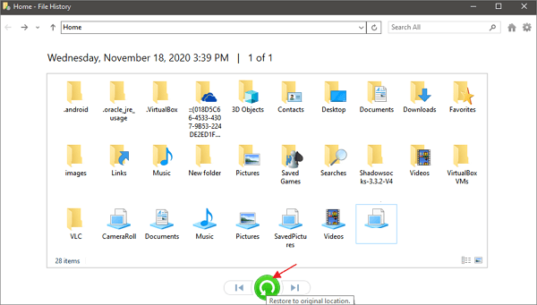 restore permanently deleted files windows 10