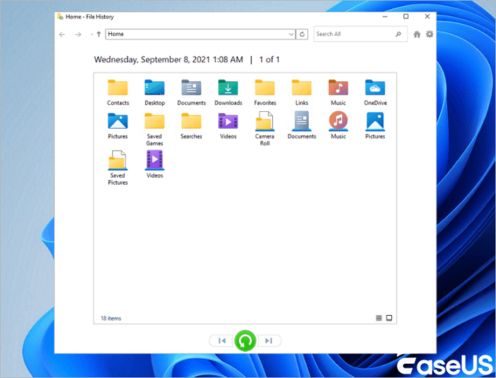 Recover Permanently Deleted Files with File History - 2