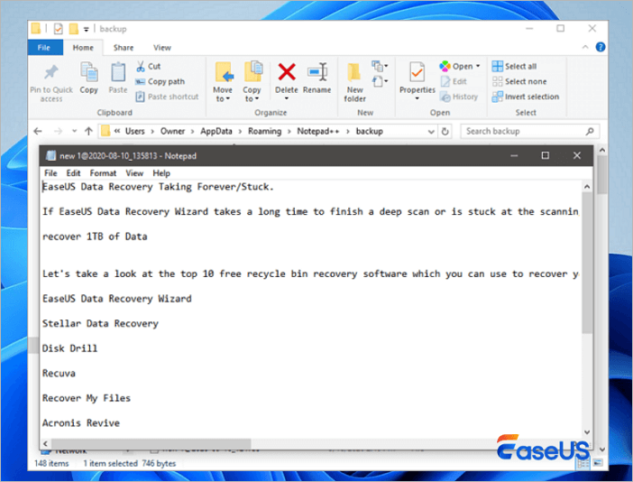 How to Recover Unsaved Notepad Files on Windows 10/11