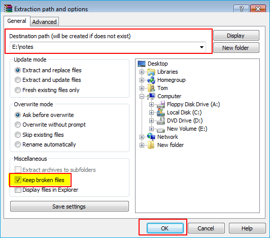 downloaded zip file is invalid