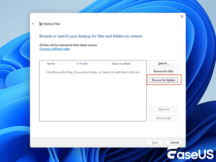 mappák böngészése