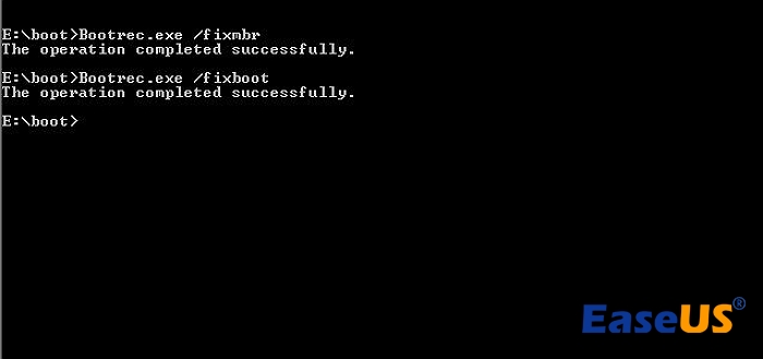 bootrec-Befehl ausführen