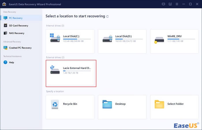 connectez votre disque dur externe LaCie à votre ordinateur