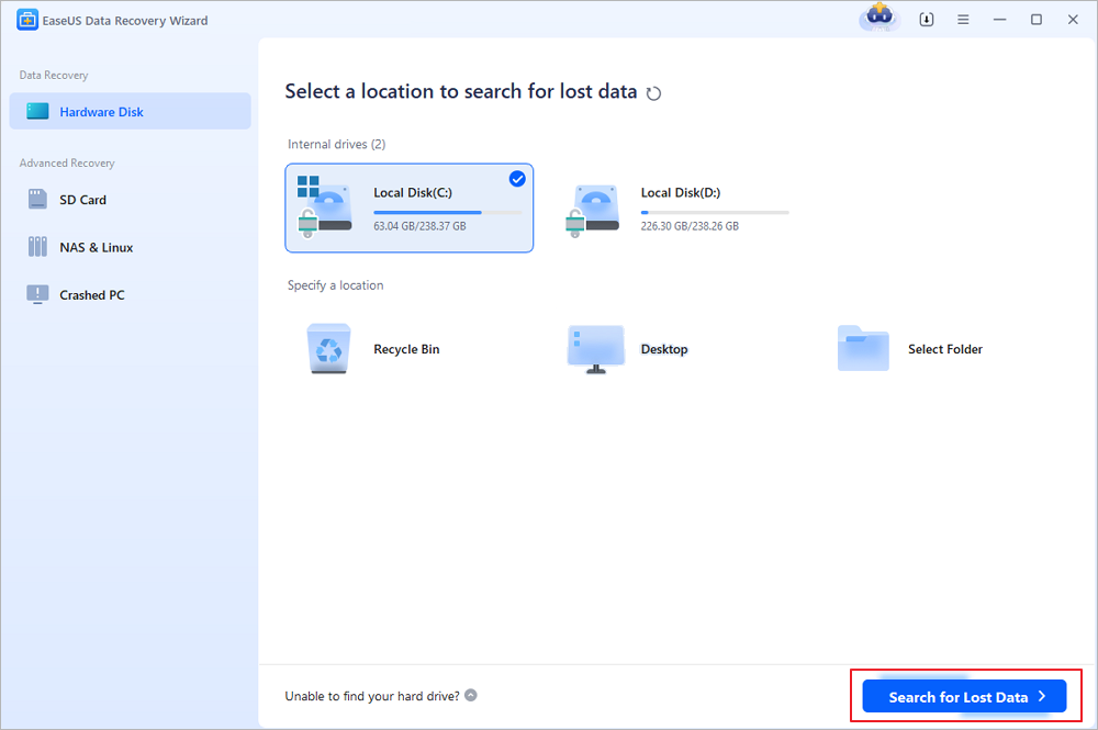 EaseUS Free Data Recovery for PC [2023 Updated] - EaseUS