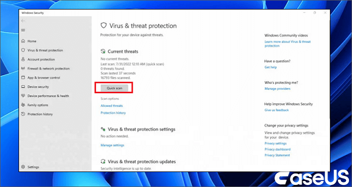 Schnellsuche auswählen