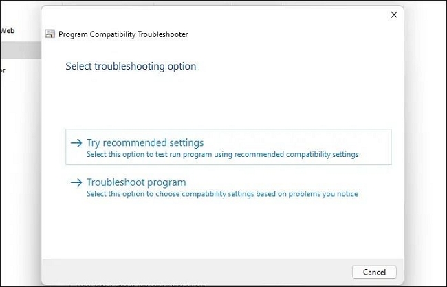Pecahkan masalah dengan pengaturan yang direkomendasikan