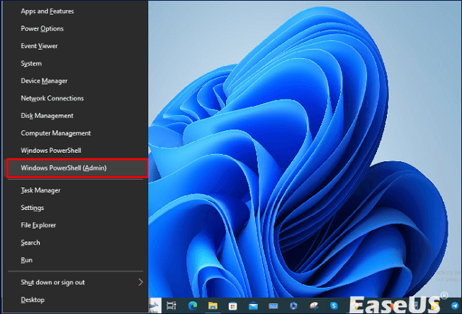 Wybierz opcję Windows PowerShell