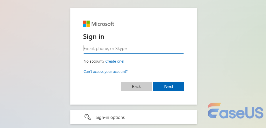 aanmelden bij Microsoft-account
