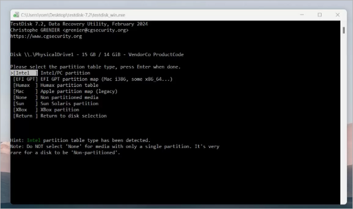 TeskDisk 螢幕截圖