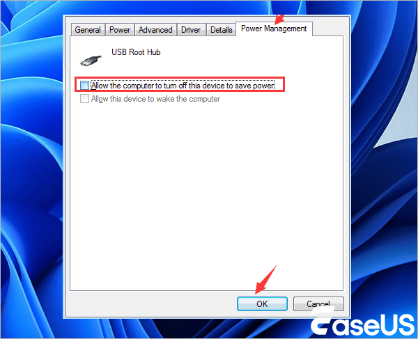 allow the computer to turn off this device to save power
