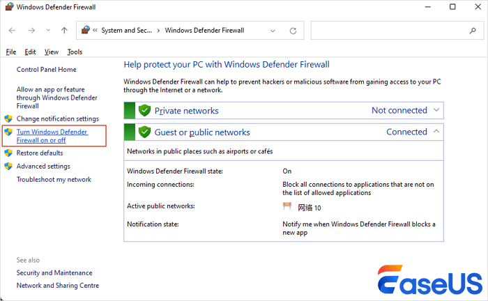 Windows Defender ein- oder ausschalten