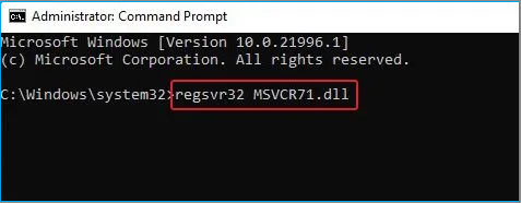 tippen oder kopieren Sie den Befehl