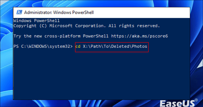 Wpisz w wierszu poleceń