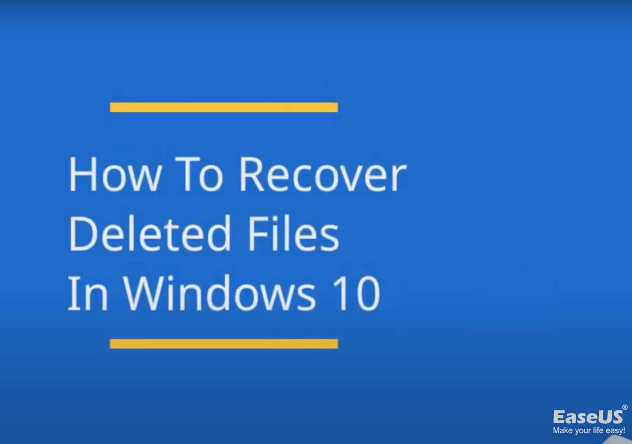 How to Recover Permanently Deleted Files from PC - EaseUS