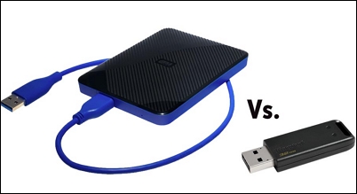 Der er behov for Landbrugs Blåt mærke USB Flash Drive vs External Hard Drive | Which is Better?