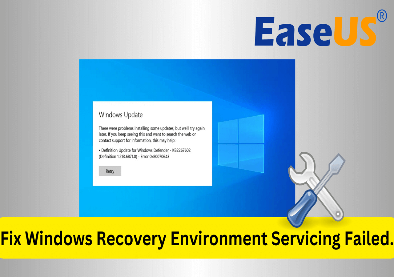 windows kurtarma ortamı bakımı başarısız oldu