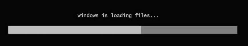 computer stuck on windows is loading files