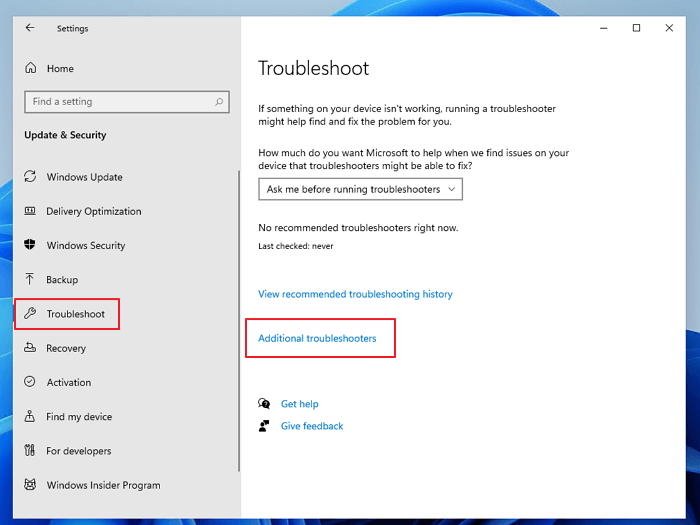 Poradce při potížích se službou Windows Update