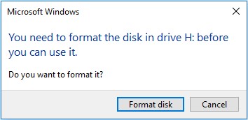 Fix 'You Need to Format the Disk in Drive Before You Can Use It' Error EaseUS