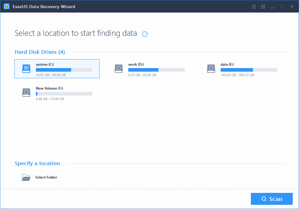 EaseUS hard drive recovery tool with User Guide 2