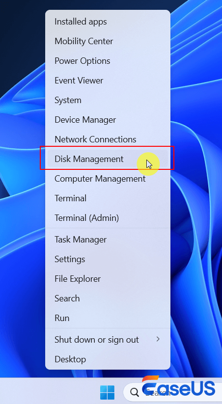 Open Disk Management