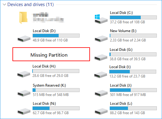 How to Restore Missing on EaseUS
