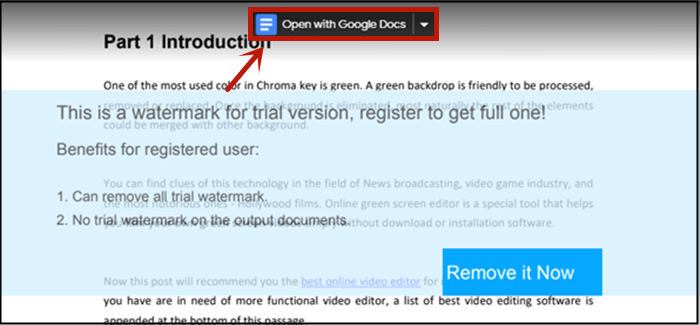 carregue o pdf para o google drive
