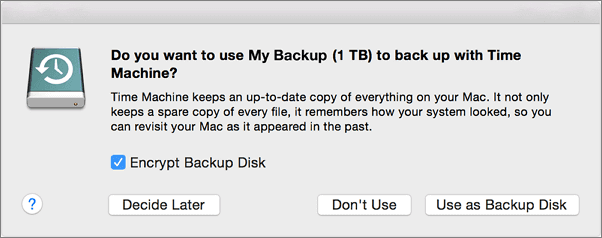 Use Time Machine to backup a Mac.