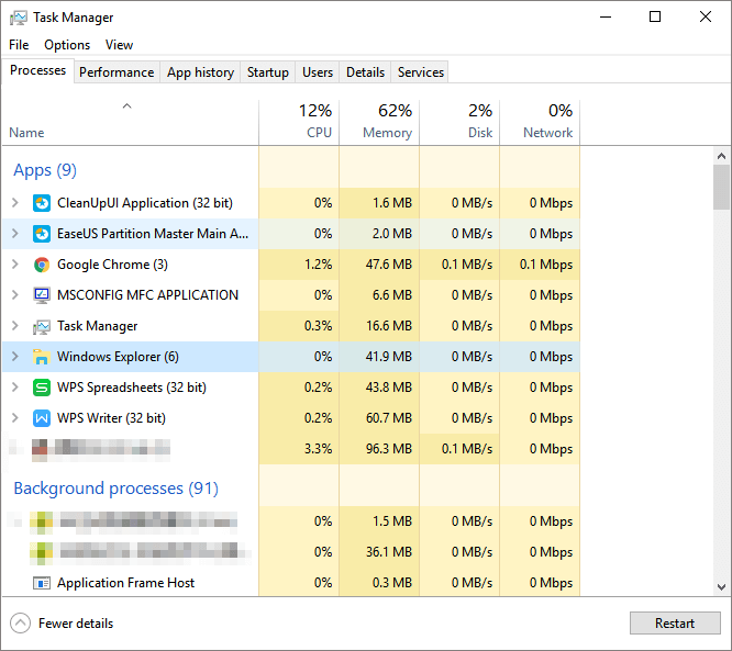 skille sig ud hinanden Lænestol High CPU Fix: Clear Memory and Increase RAM in Windows 10/8/7 (2018) –  EaseUS