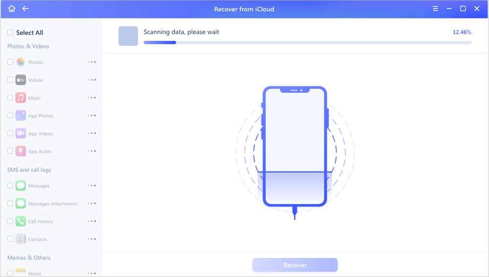Recuperar dados do iCloud7