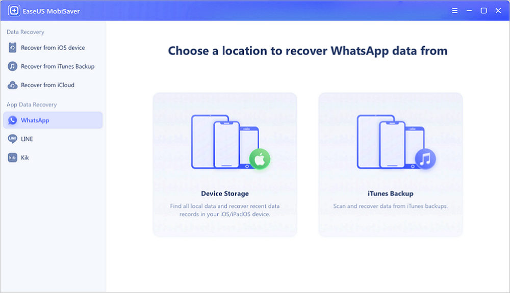 Recuperar dados do WhatsApp do iPhone1