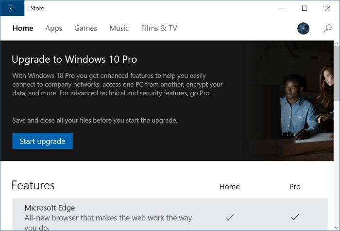 Two Free Methods To Upgrade Windows 10 From Home To Pro Edition