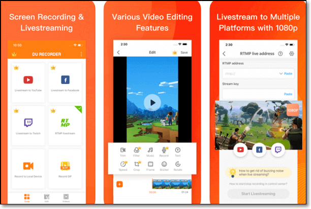 DU Recorder - screen record iPhone