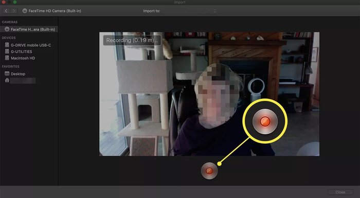 how to video yourself on a mac
