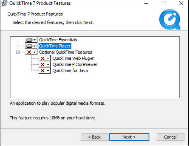 Quicktime for Windows