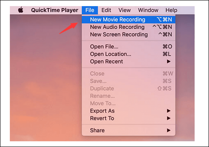 quicktime player for windows 10 screen recording