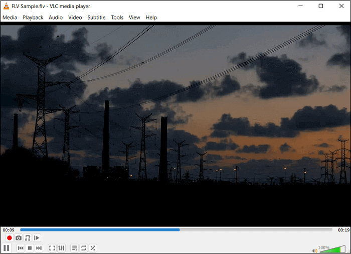 Play WAV Files with VLC