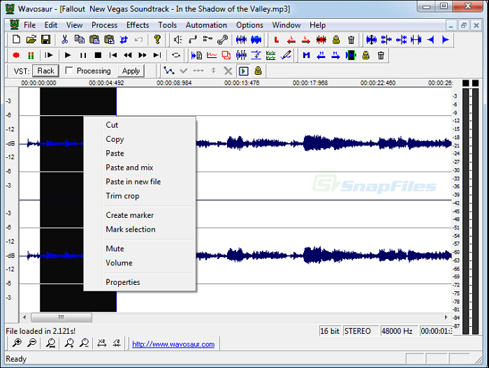 Wavosaur, software de grabación de audio