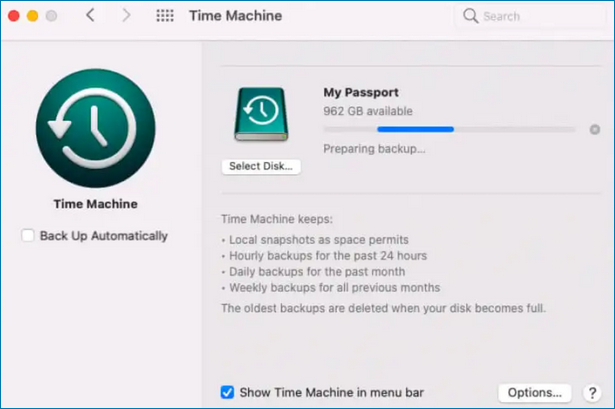 batalkan kemajuan pencadangan