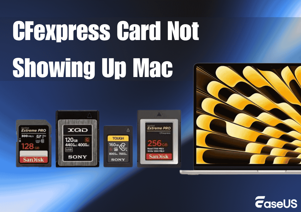 CFexpress Card Not Showing Up on Mac? 5 Fixes
