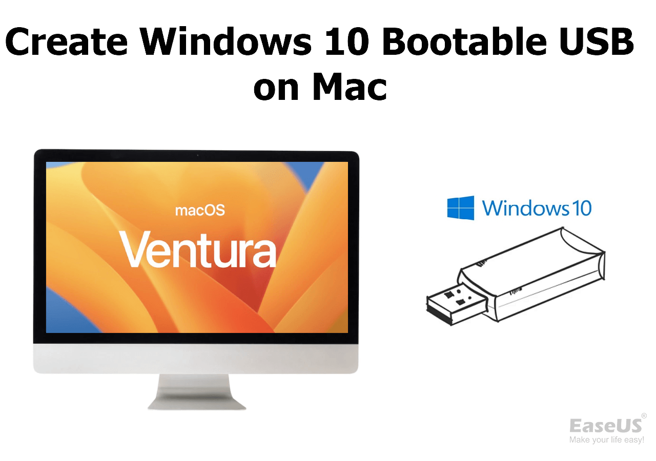 Create Windows 10 Bootable Usb On Mac Best Ways Easeus