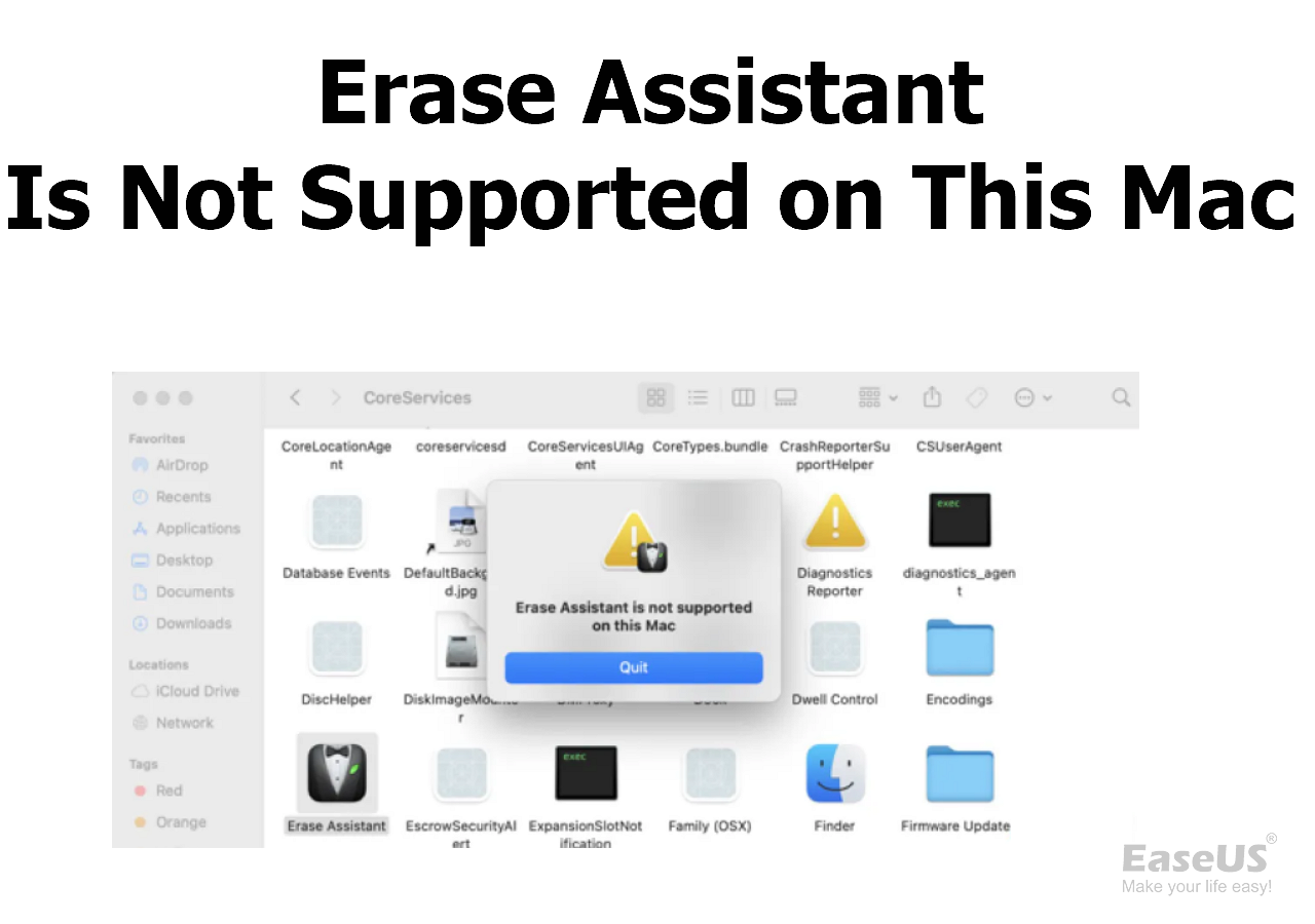 'Erase Assistant Is Not Supported on This Mac' Can Be Fixed Now!