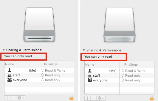 wd external hard drive read only even with format mac os extended