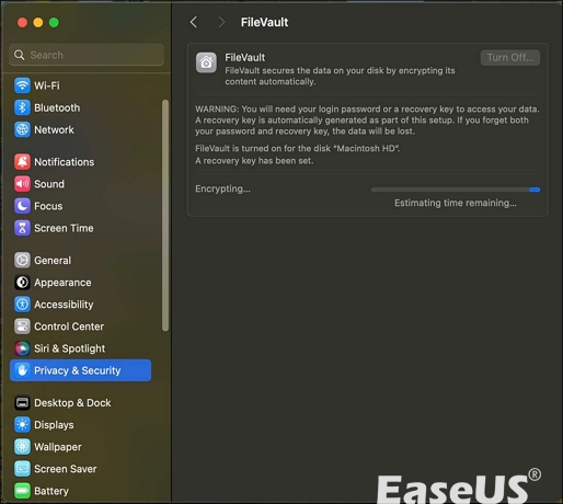 Szyfrowanie przechowalni plików w toku